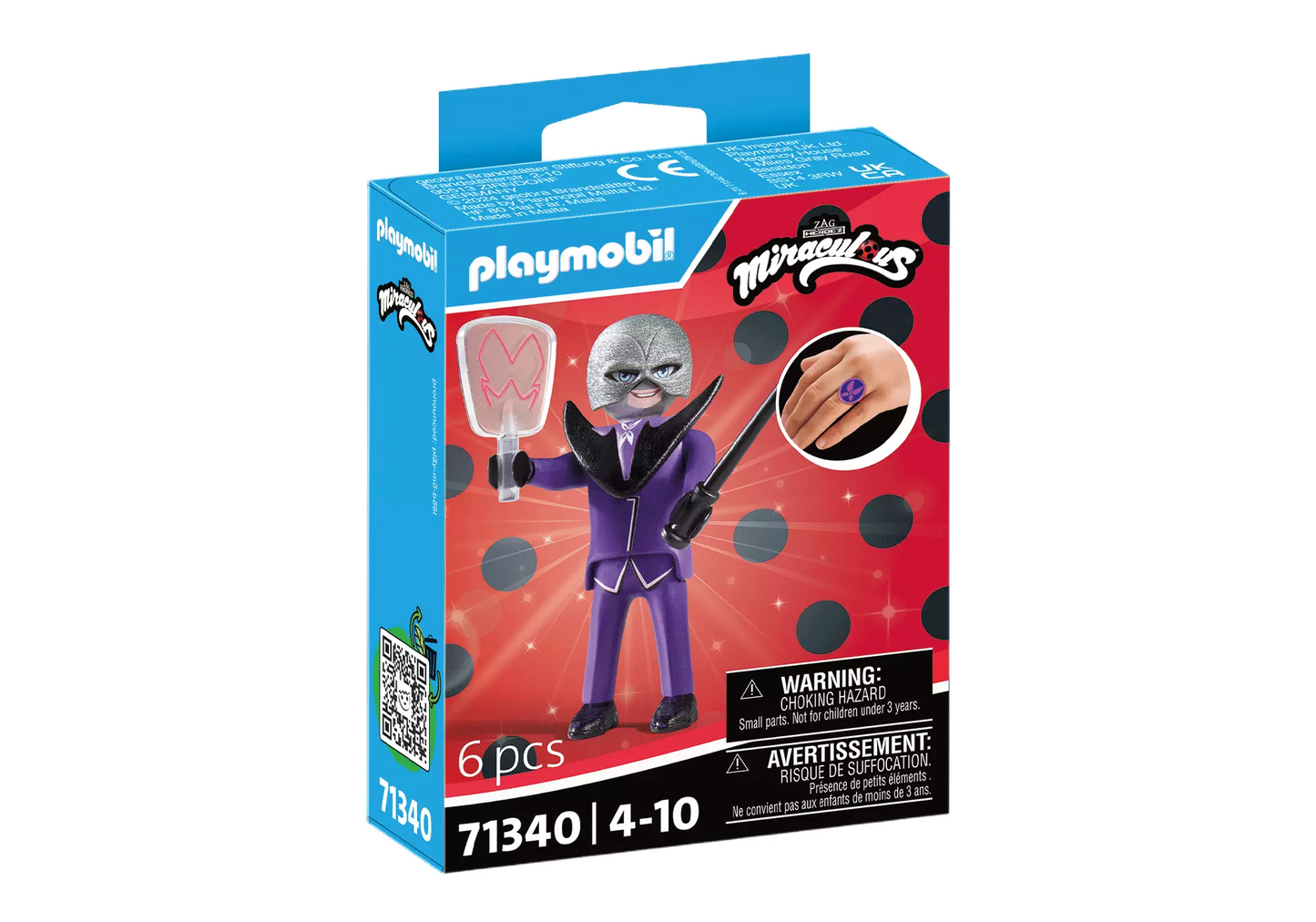 Playmobil 71340 Miraculous Hawk Moth - plegobil