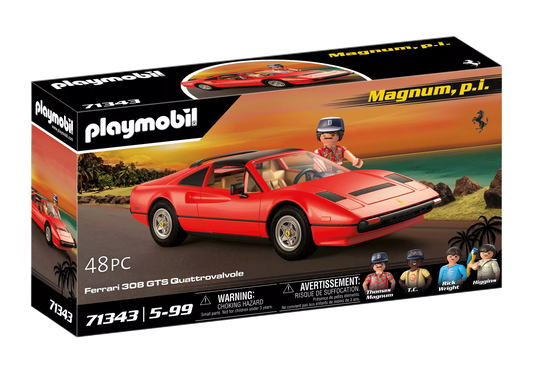 Playmobil 71343 Magnum, p.i. Ferrari 308 GTS Quattrovalvole - plegobil