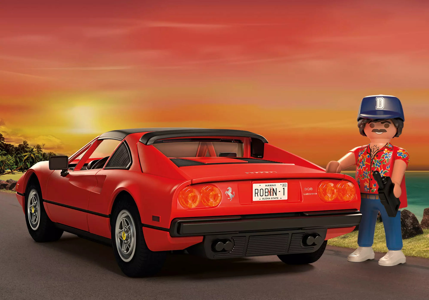 Playmobil 71343 Magnum, p.i. Ferrari 308 GTS Quattrovalvole - plegobil