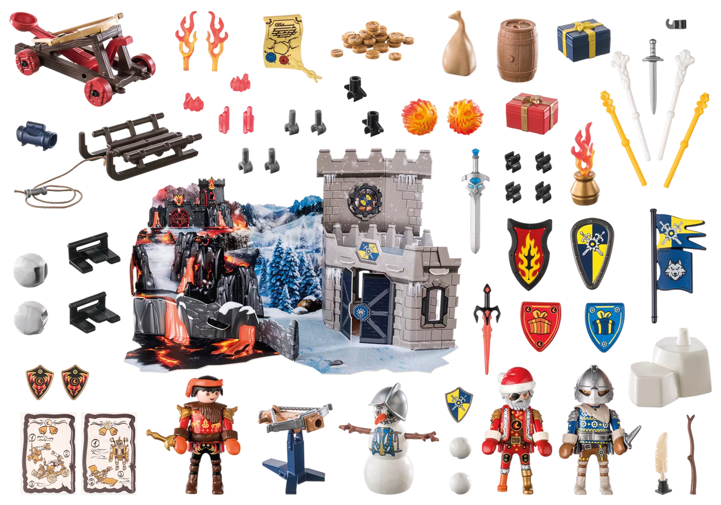 Playmobil 71346 Novelmore Adventskalender Kampf im Schnee - plegobil