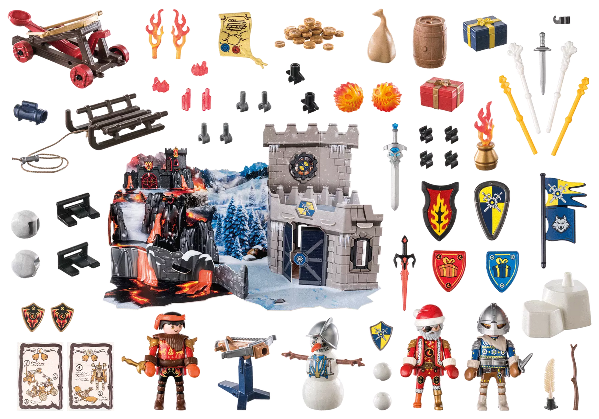 Playmobil 71346 Novelmore Adventskalender Kampf im Schnee - plegobil