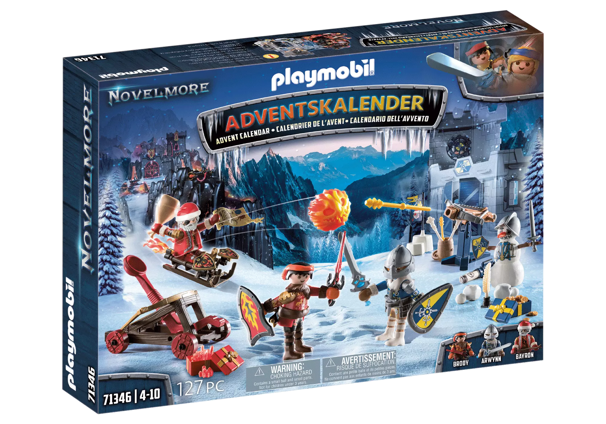 Playmobil 71346 Novelmore Adventskalender Kampf im Schnee - plegobil
