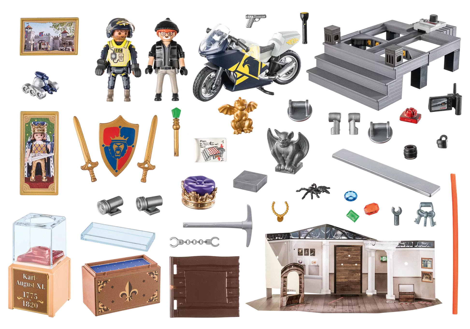 Playmobil 71347 City Action Adventskalender Polizei Museumsdiebstahl - plegobil