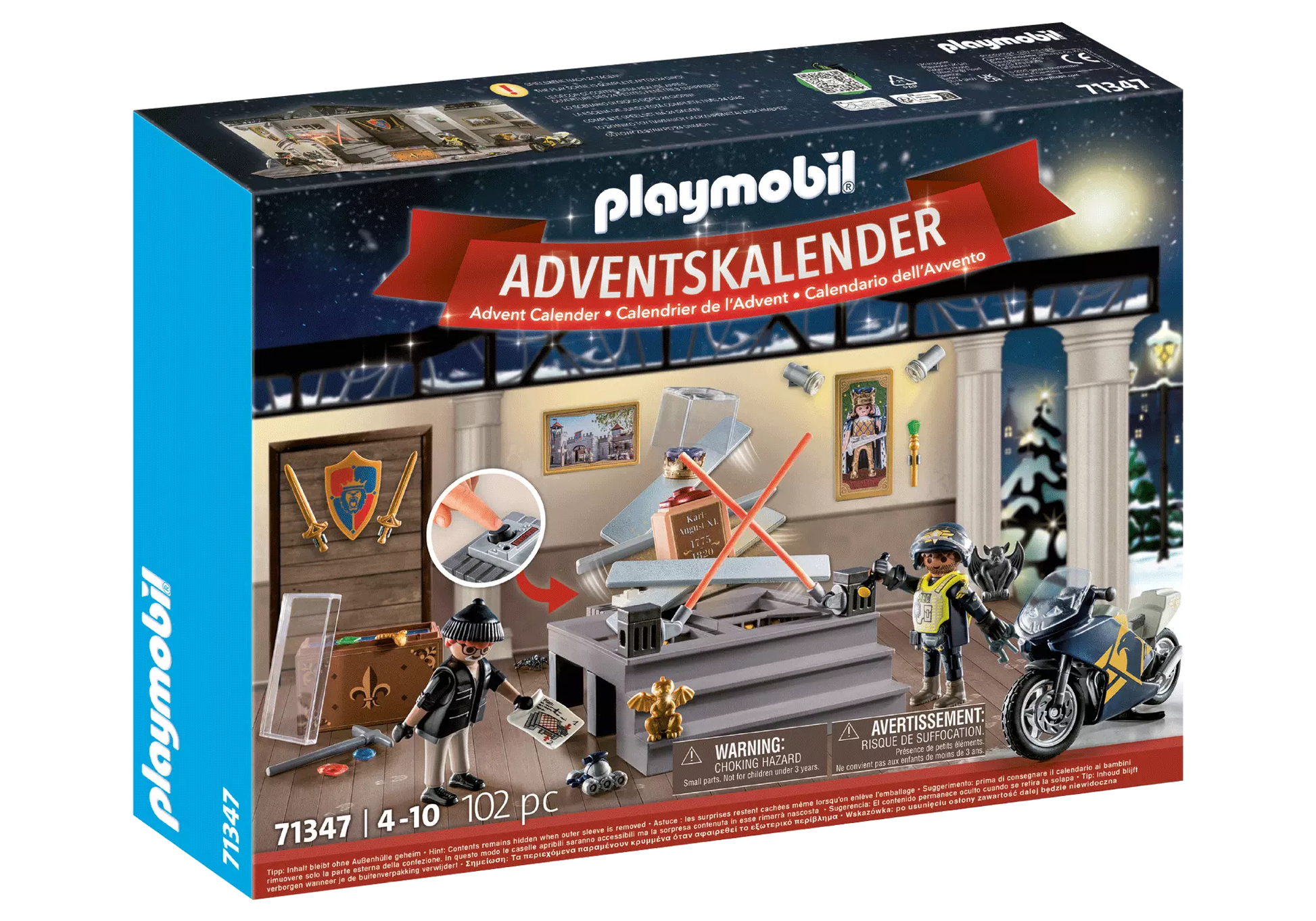 Playmobil 71347 City Action Adventskalender Polizei Museumsdiebstahl - plegobil