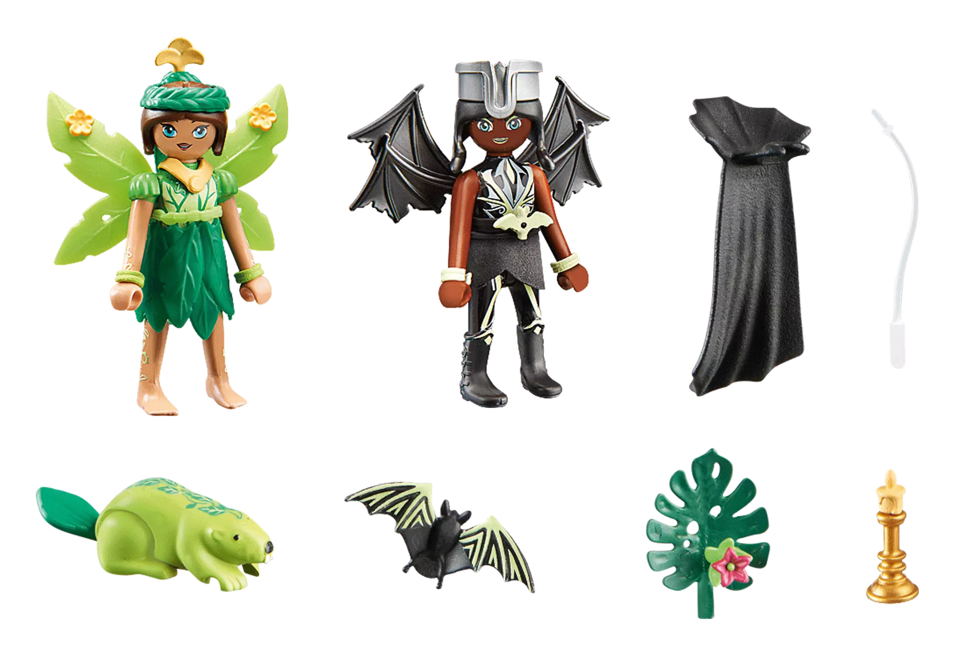 Playmobil 71350 Adventures of Ayuma Forest Fairy & Bat Fairy mit Seelentieren - plegobil