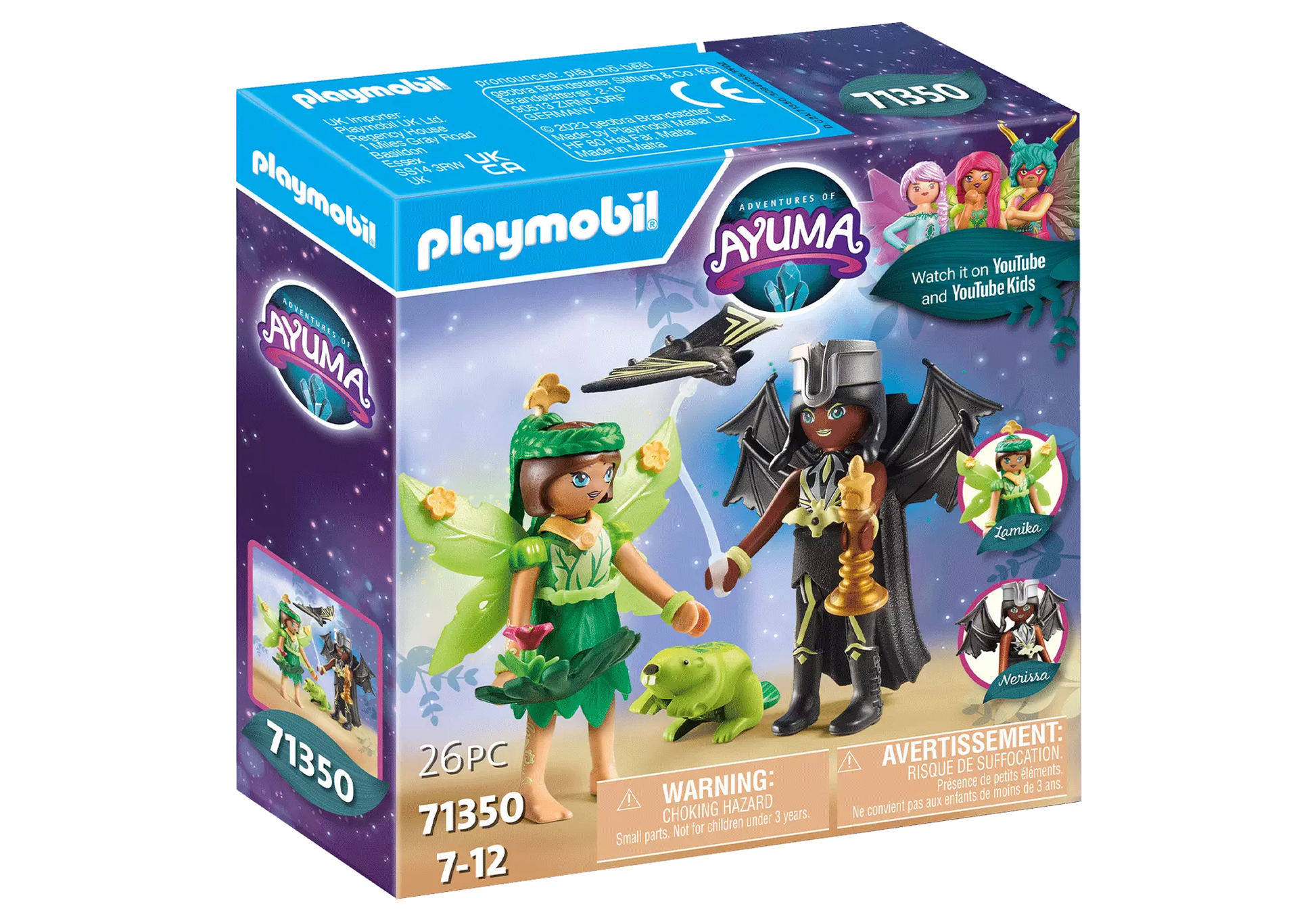 Playmobil 71350 Adventures of Ayuma Forest Fairy & Bat Fairy mit Seelentieren - plegobil