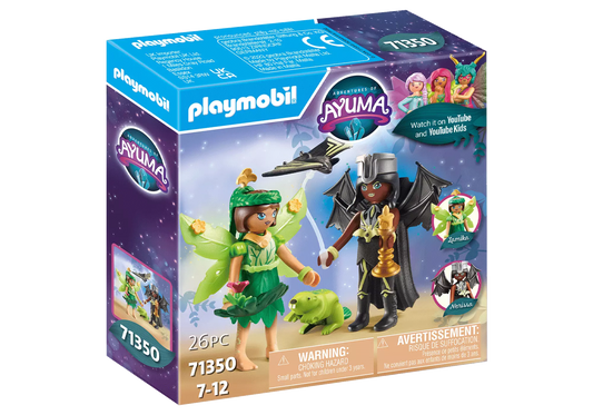 Playmobil 71350 Adventures of Ayuma Forest Fairy & Bat Fairy mit Seelentieren - plegobil