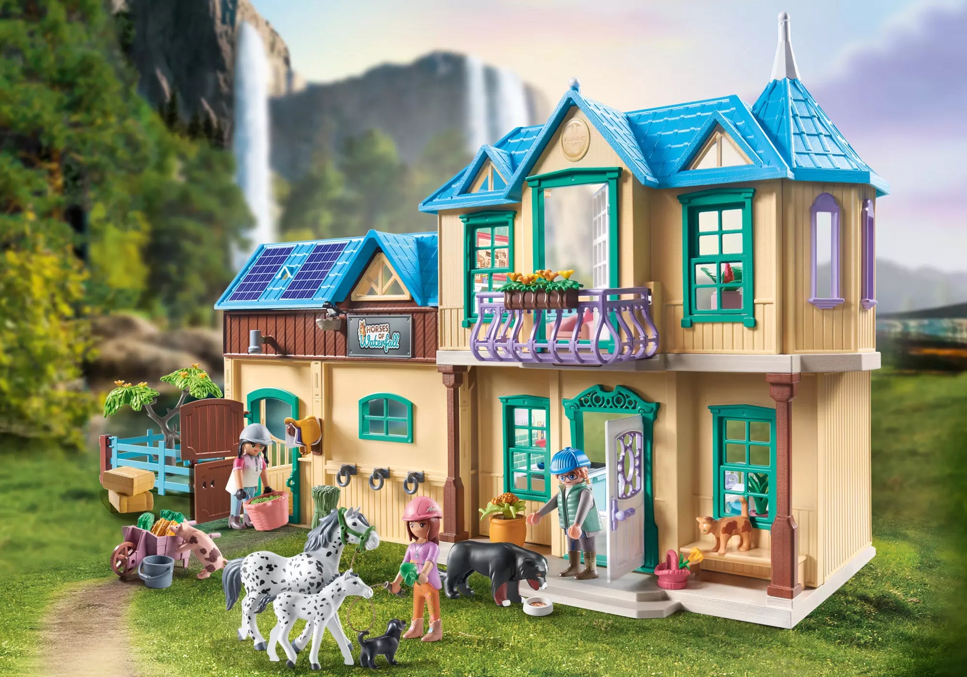 Playmobil 71351 Horses of Waterfall Waterfall Ranch - plegobil
