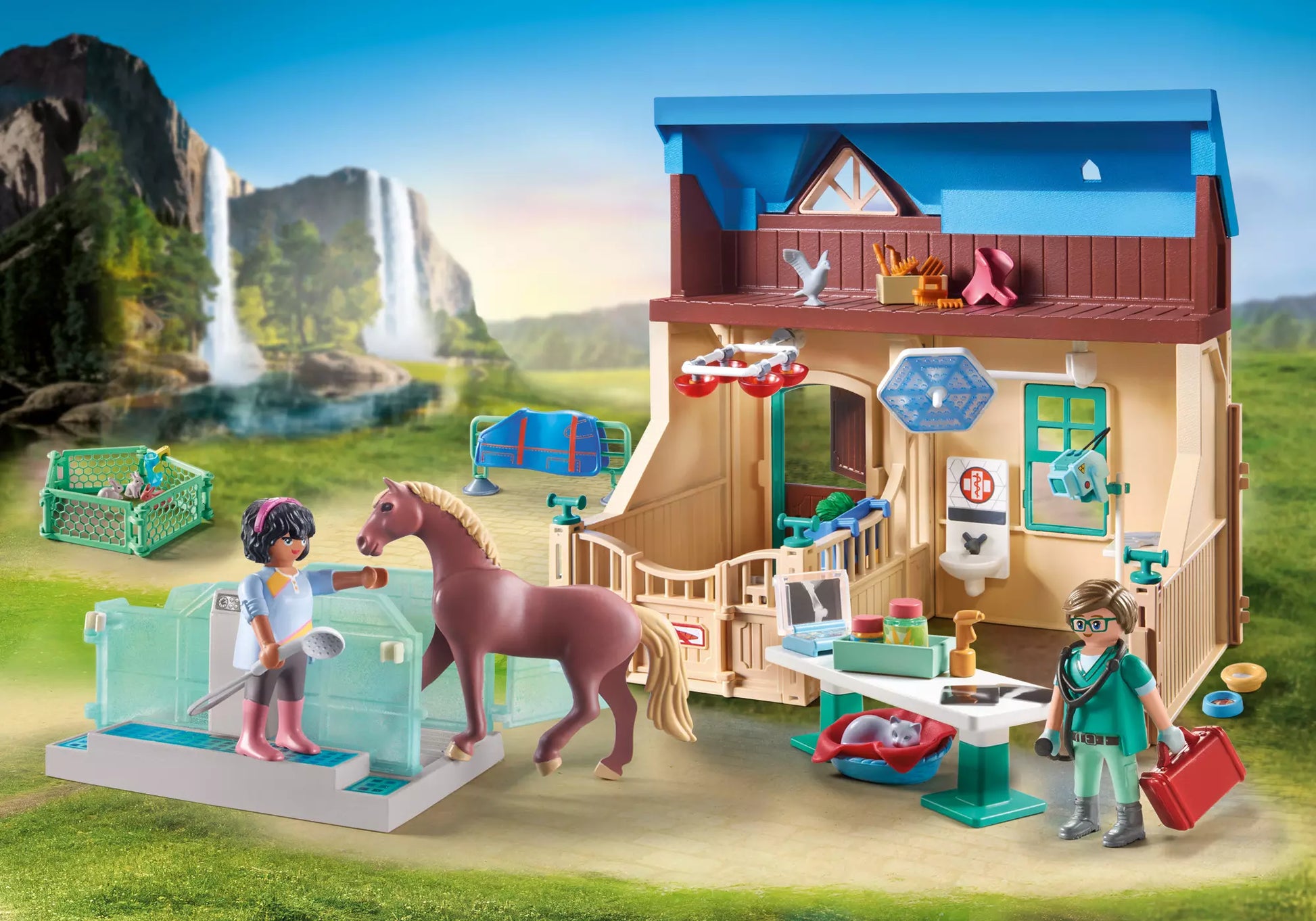 Playmobil 71352 Horses of Waterfall Reittherapie & Tierarztpraxis - plegobil