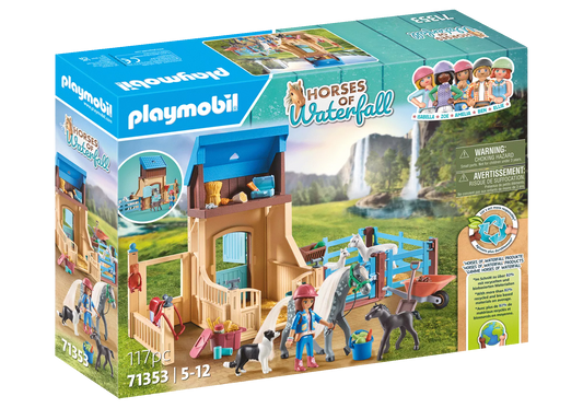 Playmobil 71353 Horses of Waterfall Amelia & Whisper mit Pferdebox - plegobil