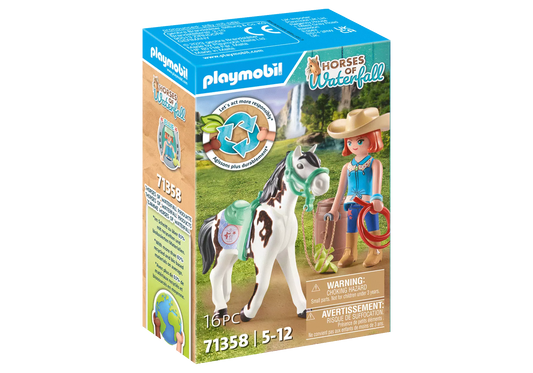 Playmobil 71358 Horses of Waterfall Ellie & Sawdust mit Westernübung - plegobil