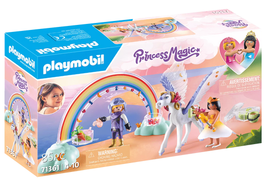 Playmobil 71361 Princess Magic Himmlischer Pegasus mit Regenbogen - plegobil