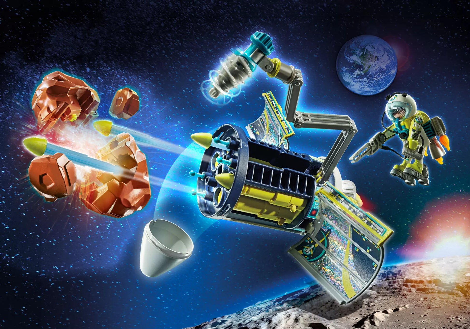 Playmobil 71369 Space Promo Pack Meteoroiden-Zerstörer - plegobil