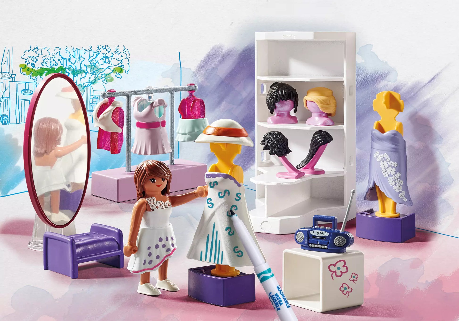 Playmobil 71373 Color Fashion Design Set - plegobil