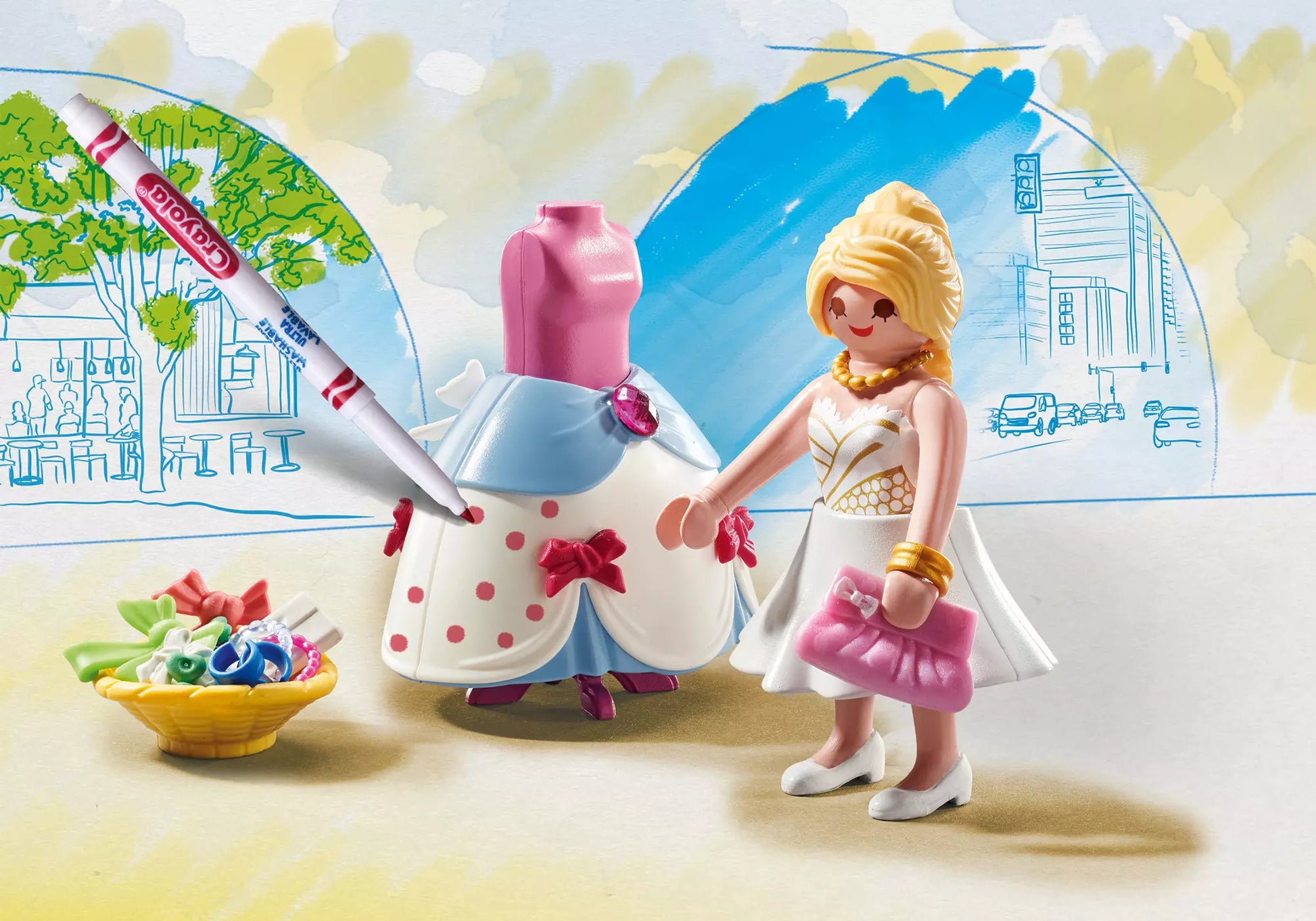 Playmobil 71374 Color Fashion Kleid - plegobil