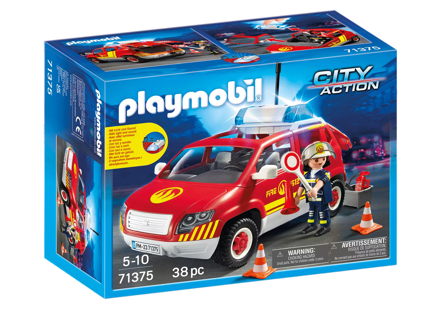 Playmobil 71375 City Action Brandmeisterfahrzeug - plegobil