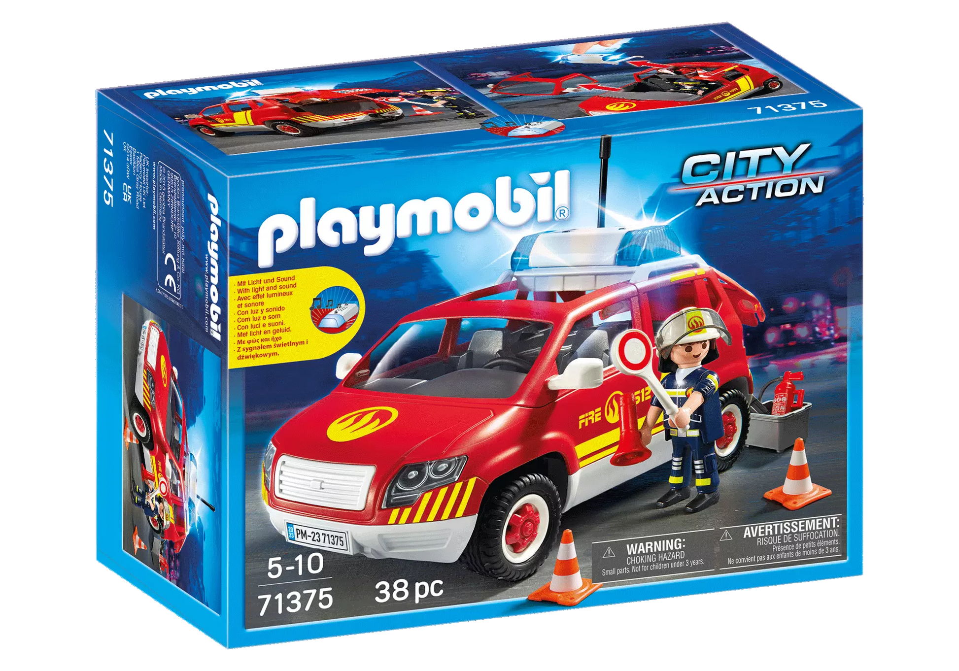 Playmobil 71375 City Action Brandmeisterfahrzeug - plegobil