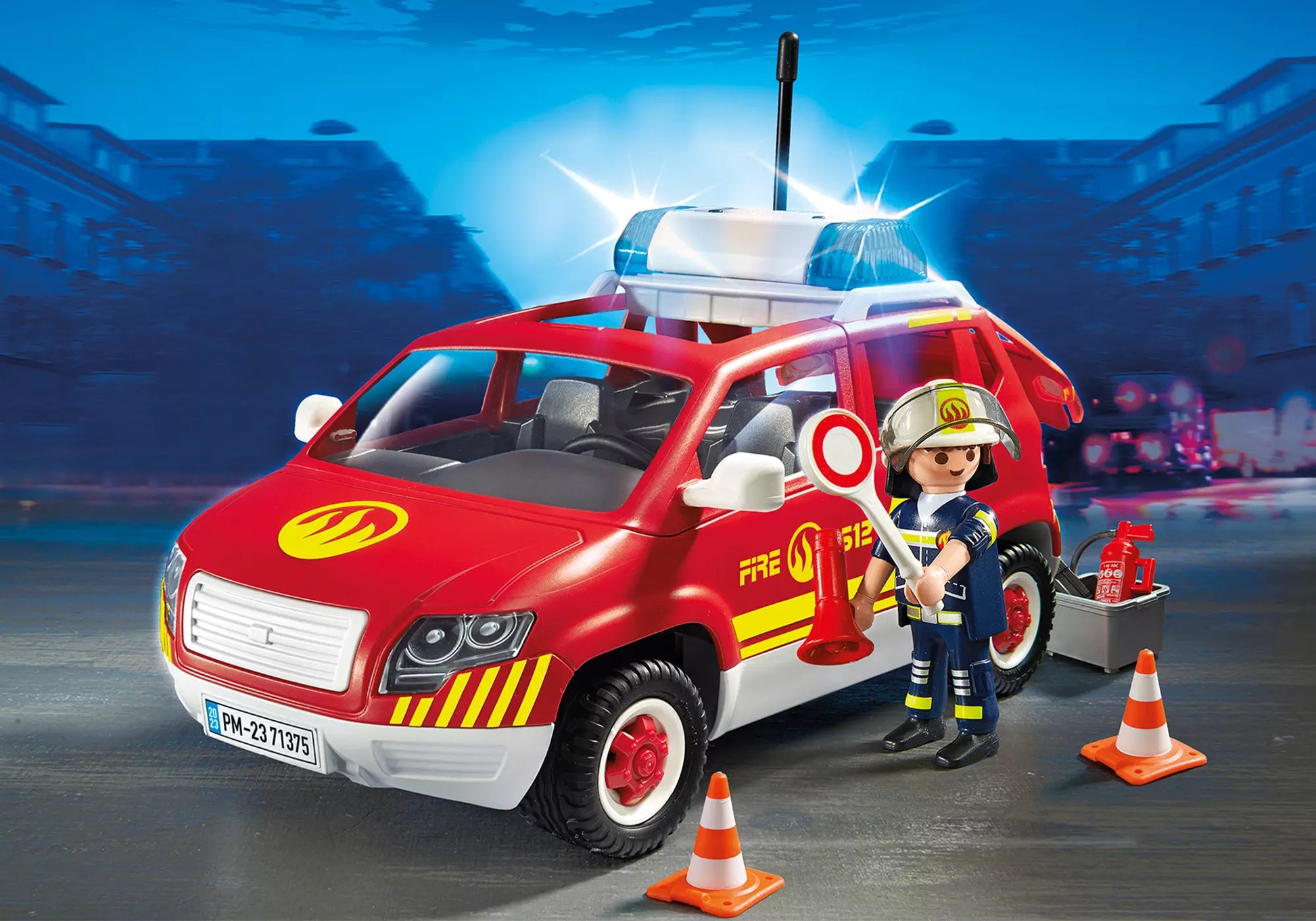 Playmobil 71375 City Action Brandmeisterfahrzeug - plegobil