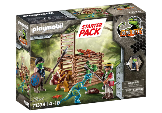 Playmobil 71378 Dino Rise Starter Pack Befreiung des Triceratops - plegobil