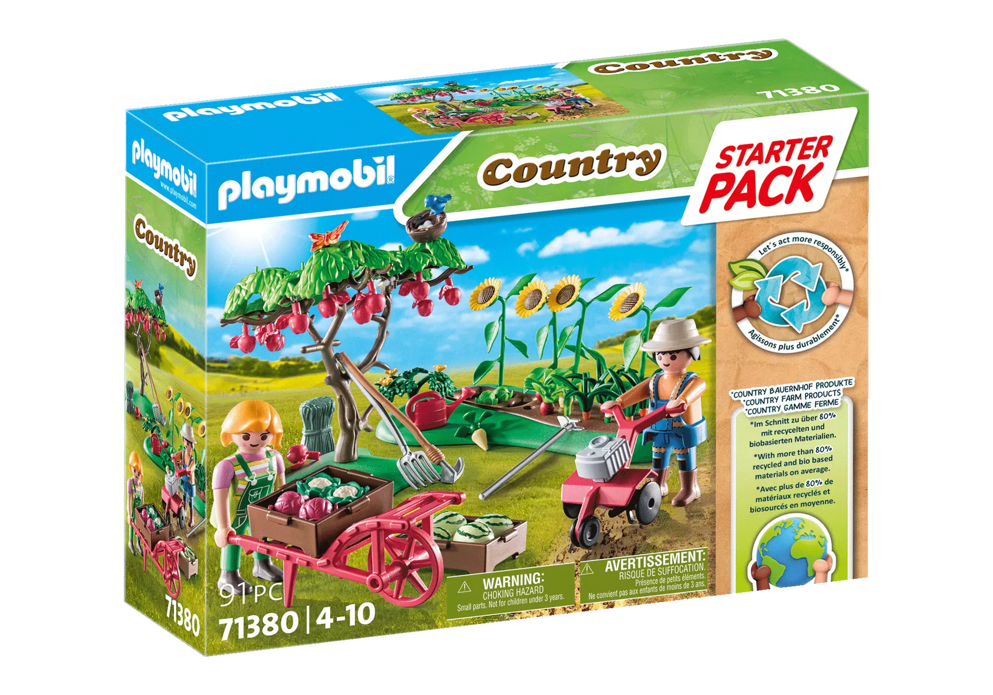 Playmobil 71380 Country Starter Pack Bauernhof Gemüsegarten - plegobil