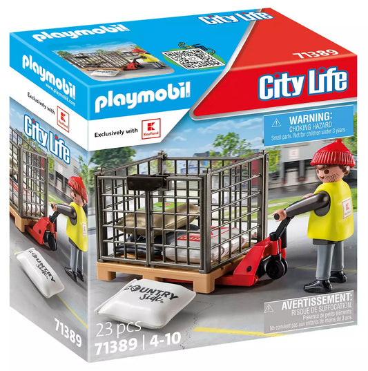 Playmobil 71389 Kaufland Hubwagen - plegobil