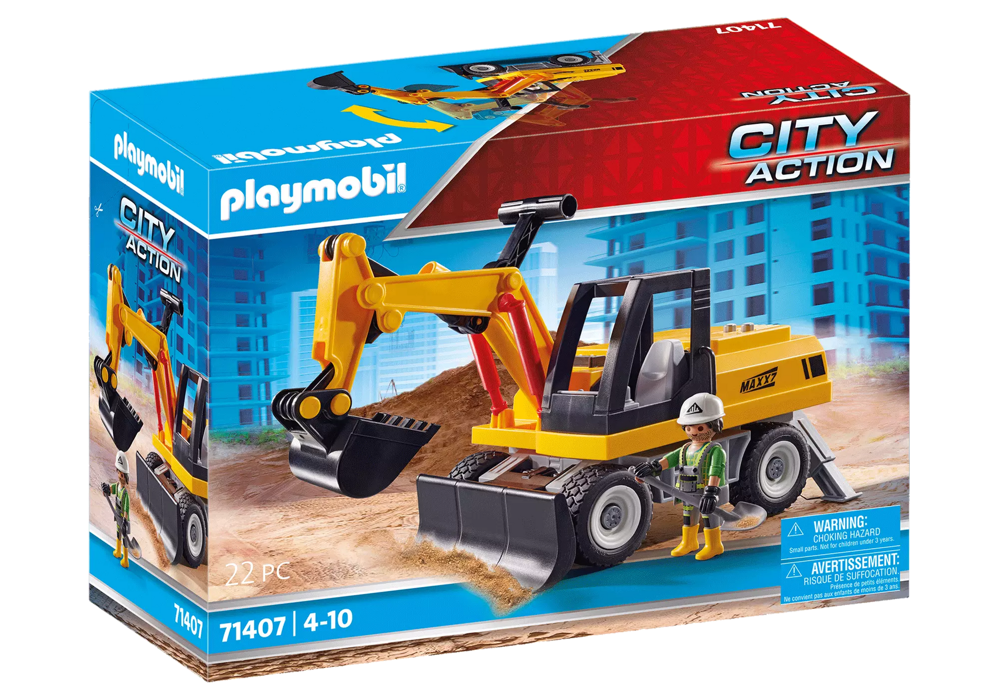 Playmobil 71407 City Action Bagger - plegobil