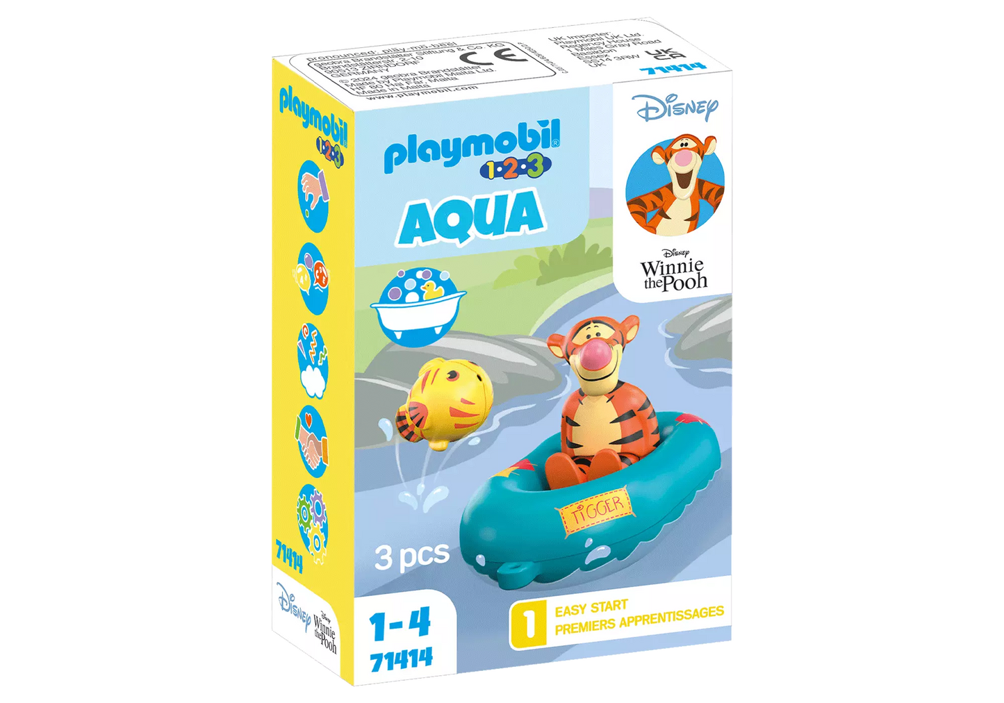 Playmobil 71414 1-2-3 Disney: Tiggers Schlauchbootfahrt - plegobil
