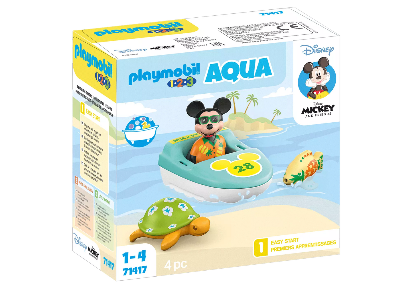 Playmobil 71417 1-2-3 Disney: Mickys Bootstour - plegobil