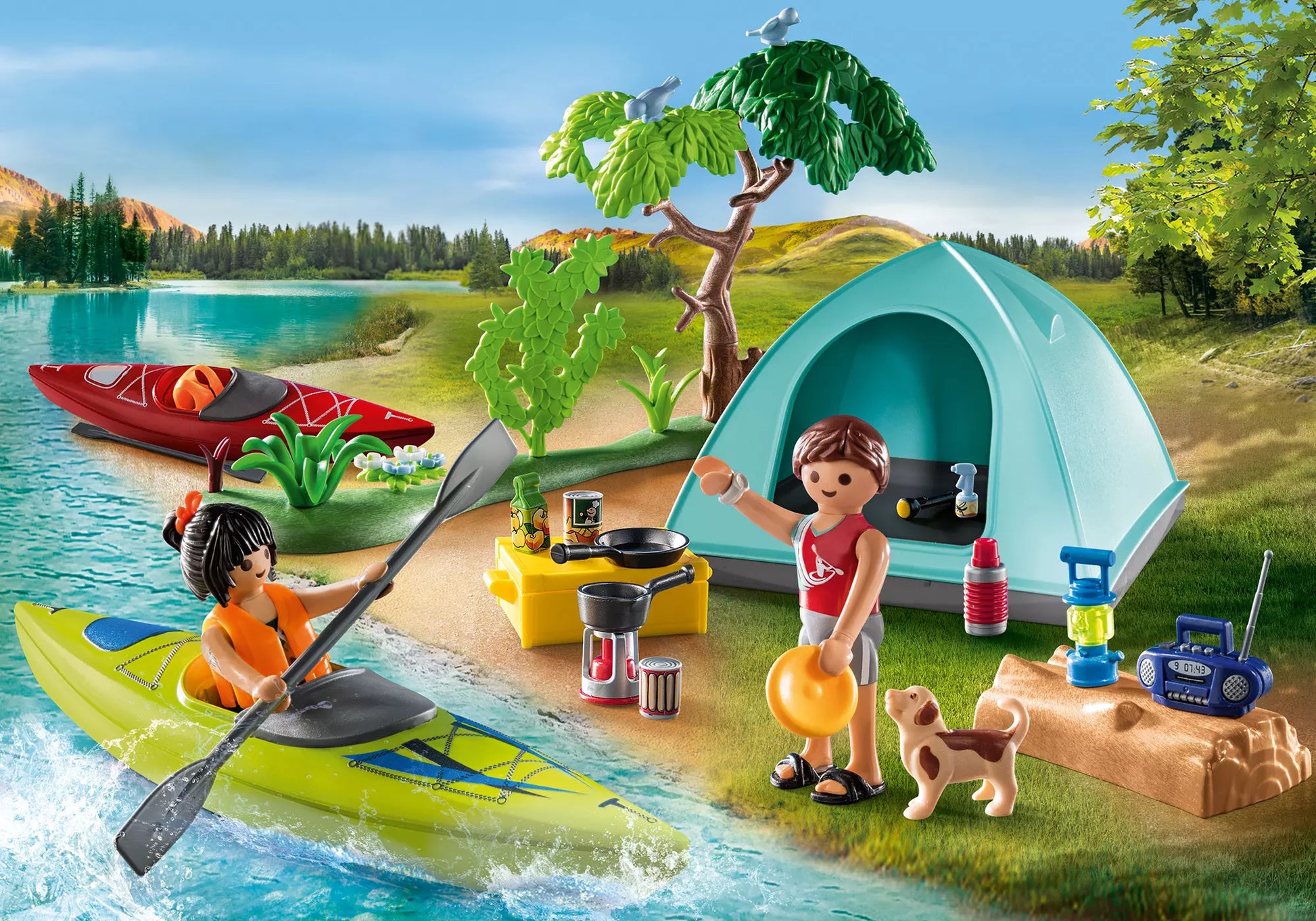 Playmobil 71425 Family Fun Zelten - plegobil