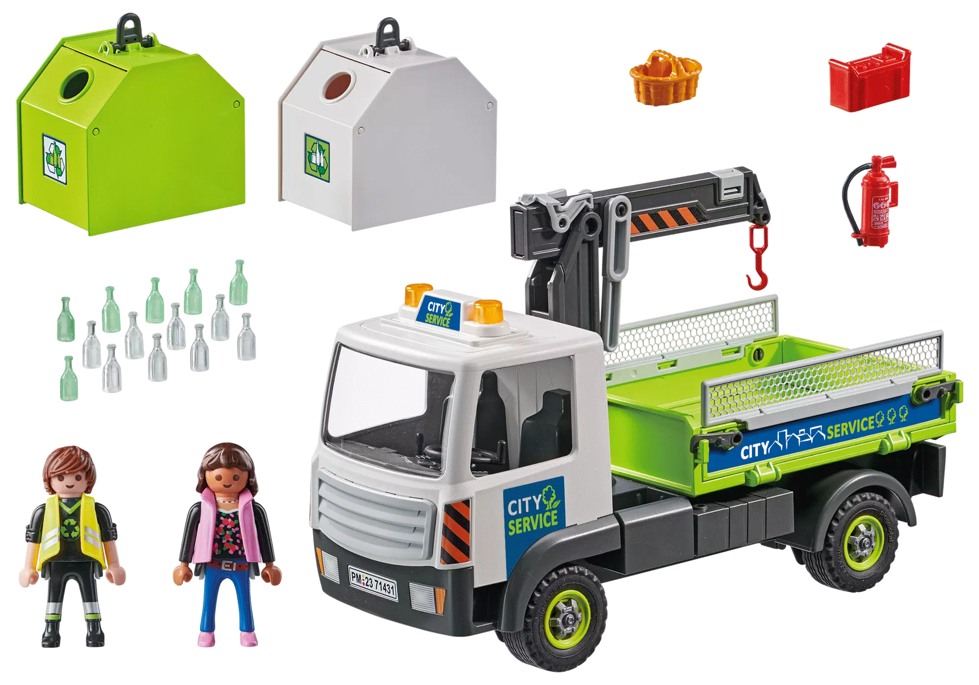 Playmobil 71431 City Action Altglas-LKW mit Container - plegobil