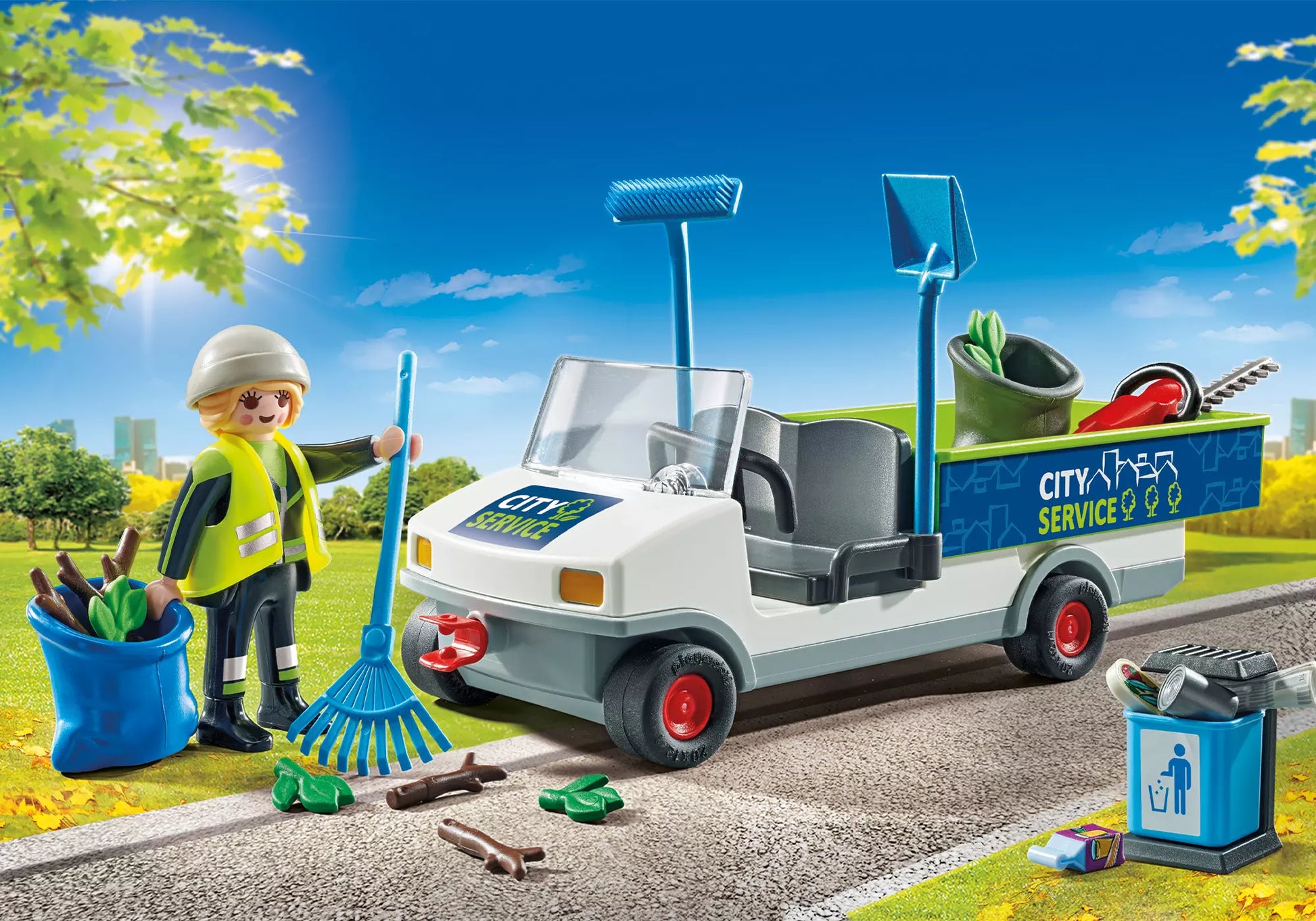 Playmobil 71433 City Action Stadtreinigung mit E-Fahrzeug - plegobil