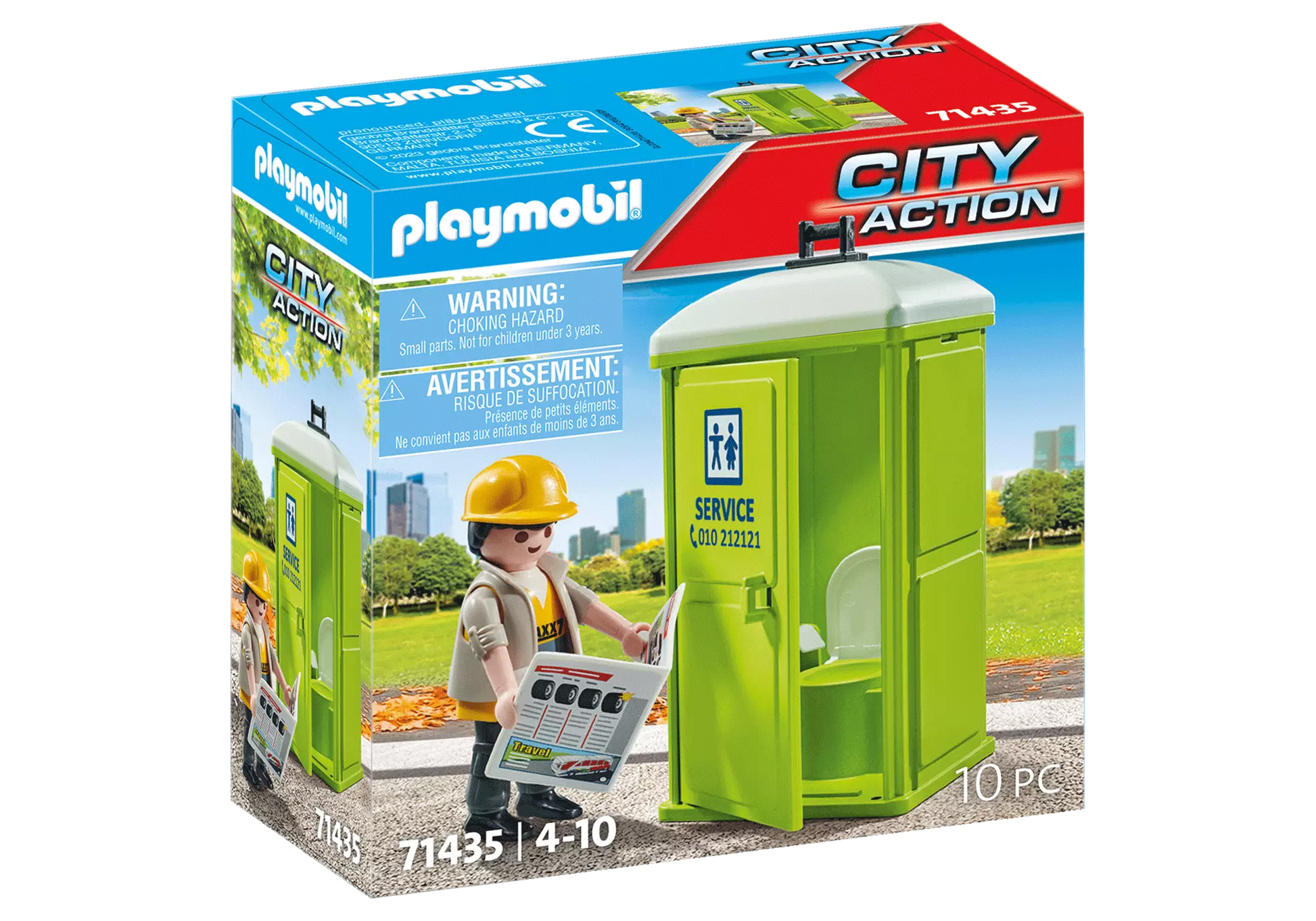 Playmobil 71435 City Action Mobile Toilette - plegobil