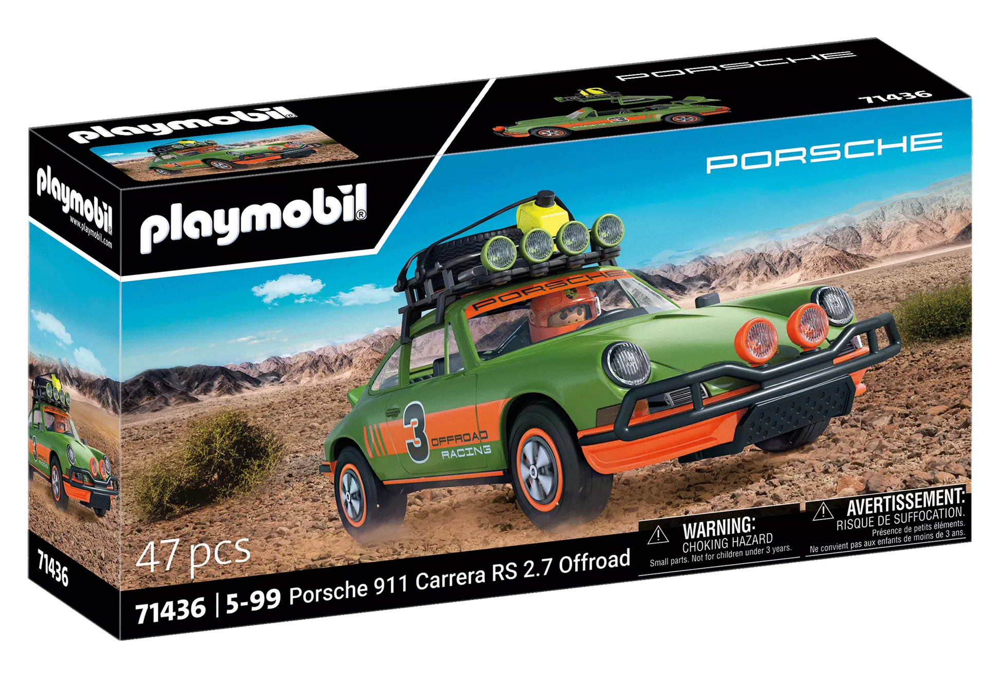 Playmobil 71436 Porsche 911 Carrera RS 2.7 Offroad - plegobil