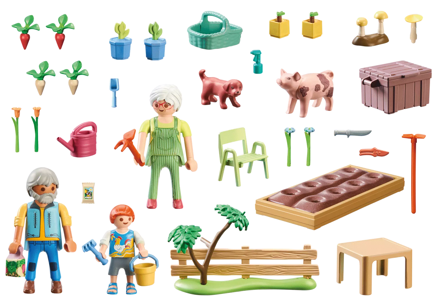 Playmobil 71443 Country Idyllischer Gemüsegarten bei den Großeltern - plegobil