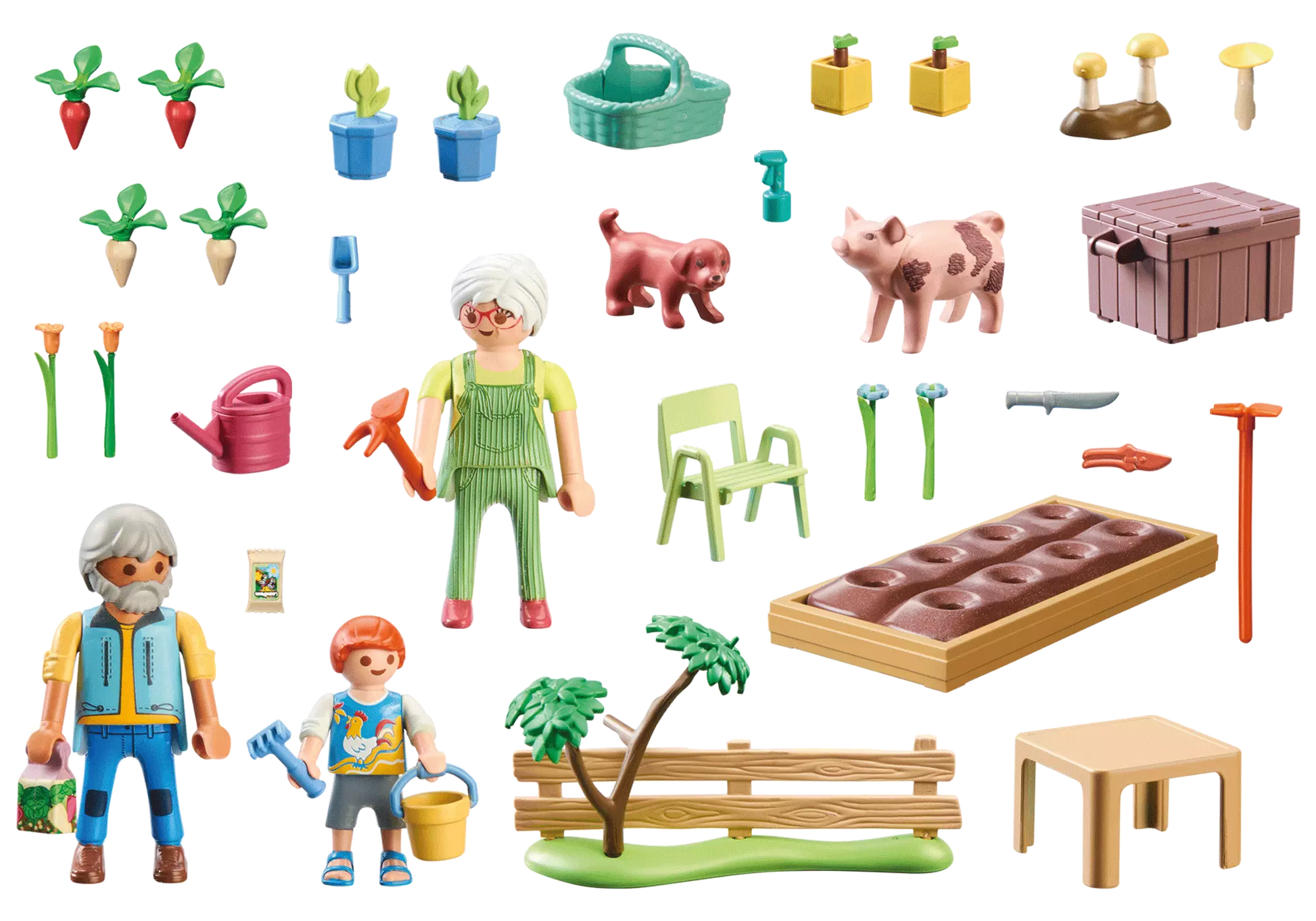 Playmobil 71443 Country Idyllischer Gemüsegarten bei den Großeltern - plegobil