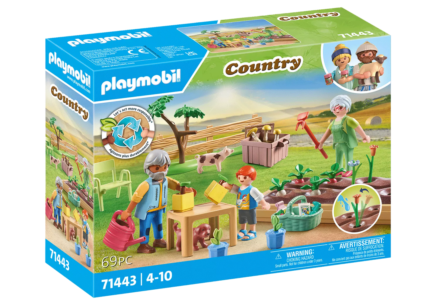 Playmobil 71443 Country Idyllischer Gemüsegarten bei den Großeltern - plegobil
