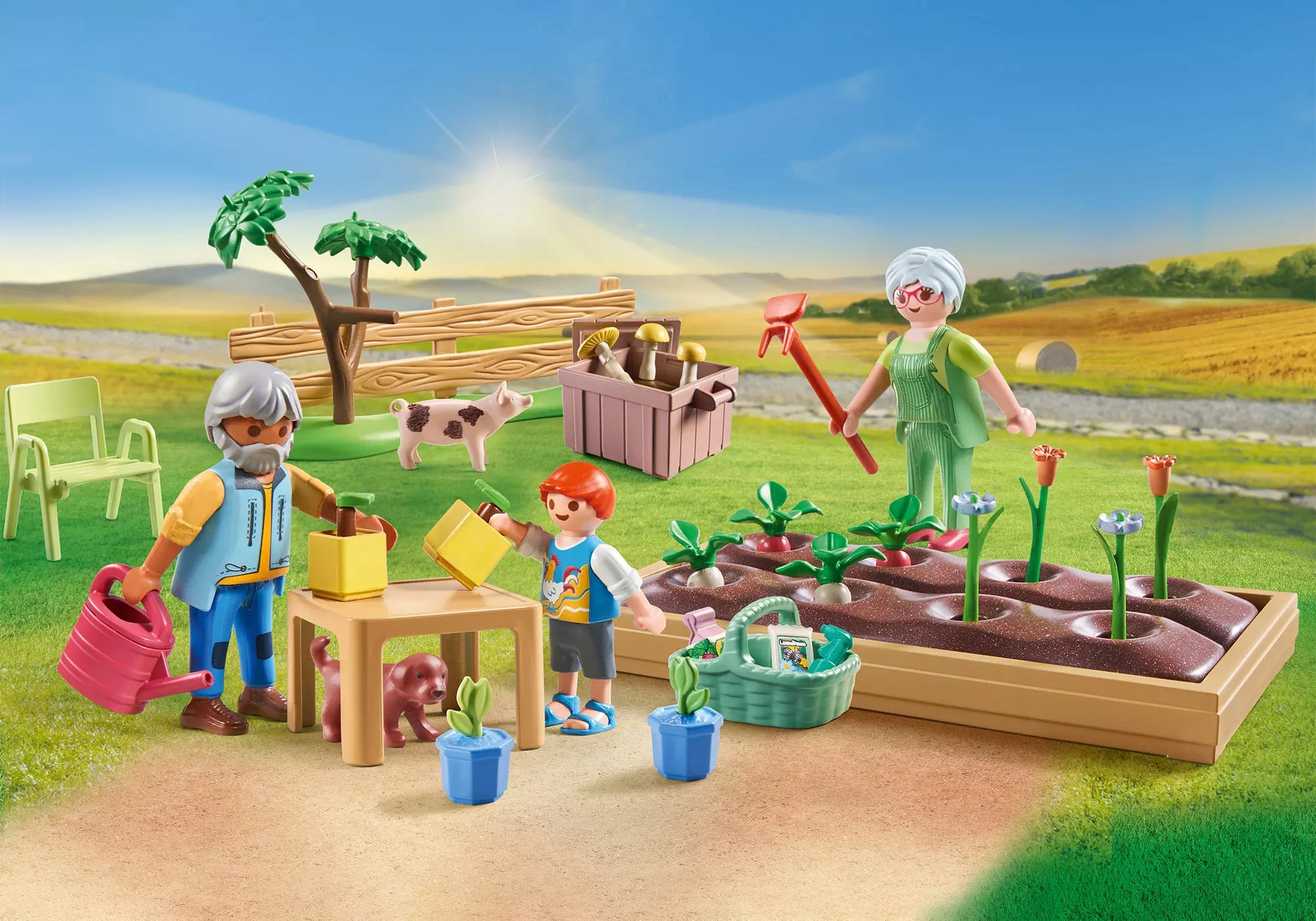 Playmobil 71443 Country Idyllischer Gemüsegarten bei den Großeltern - plegobil