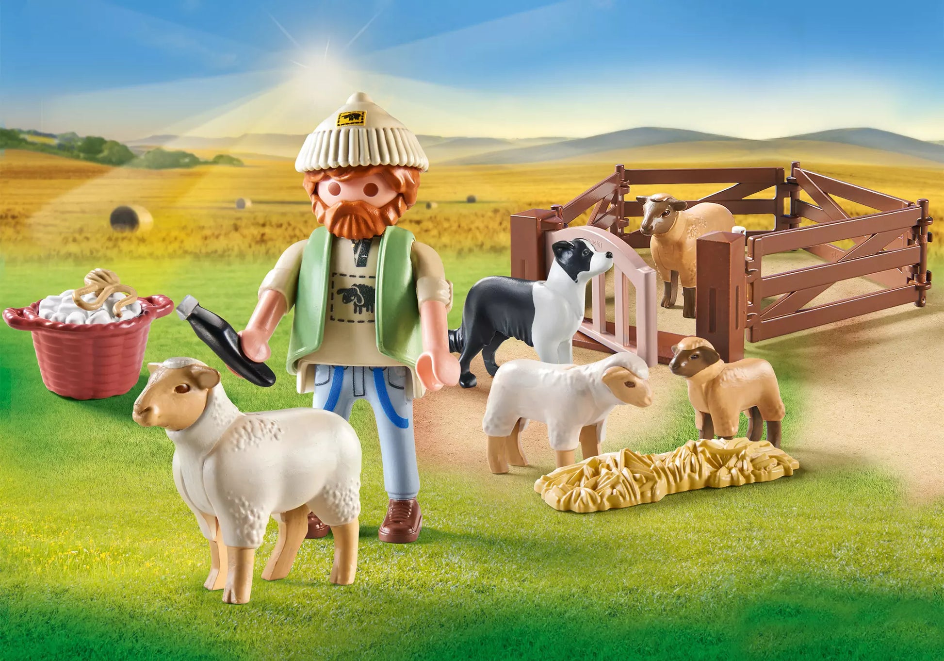Playmobil 71444 Country Junger Schäfer mit Schafen - plegobil