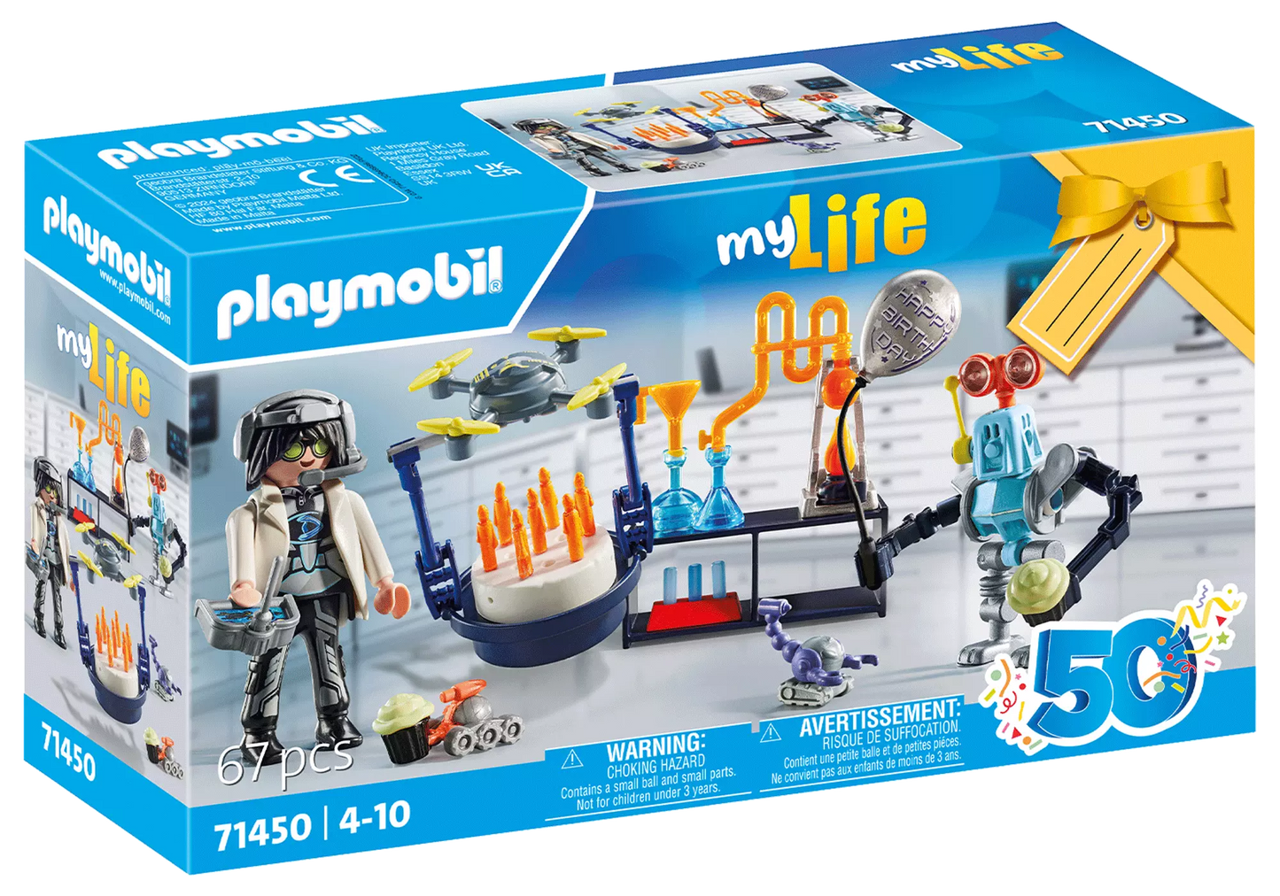 Playmobil 71450 myLife Forscher mit Robotern - plegobil