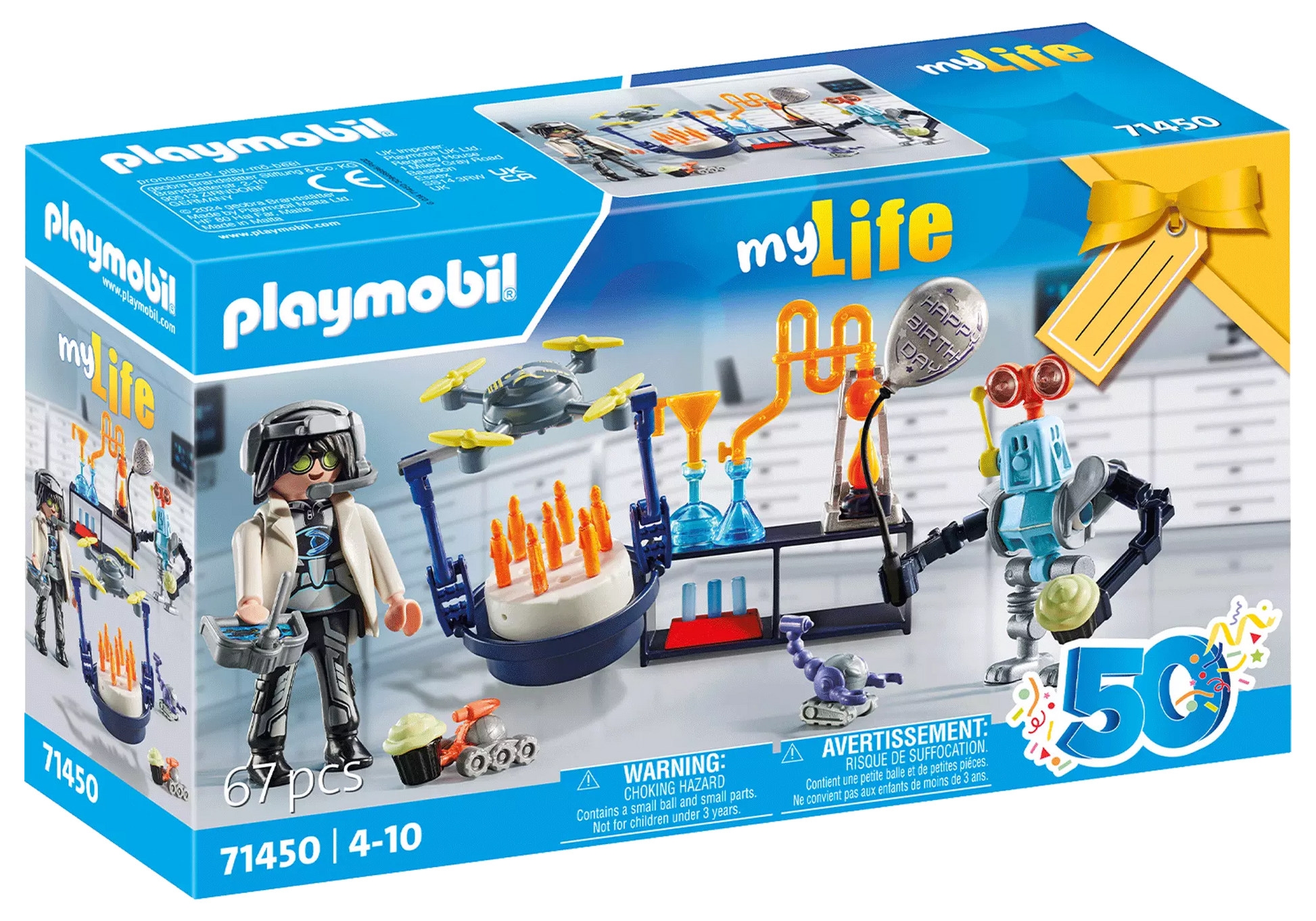 Playmobil 71450 myLife Forscher mit Robotern - plegobil