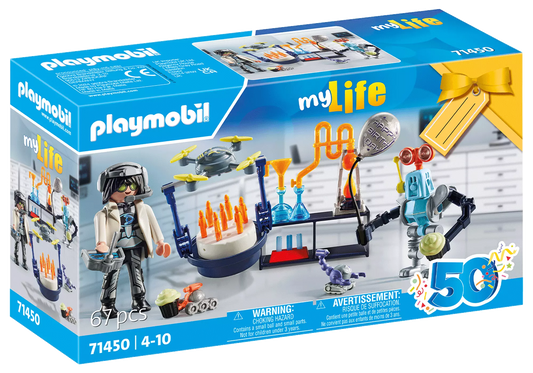 Playmobil 71450 myLife Forscher mit Robotern - plegobil