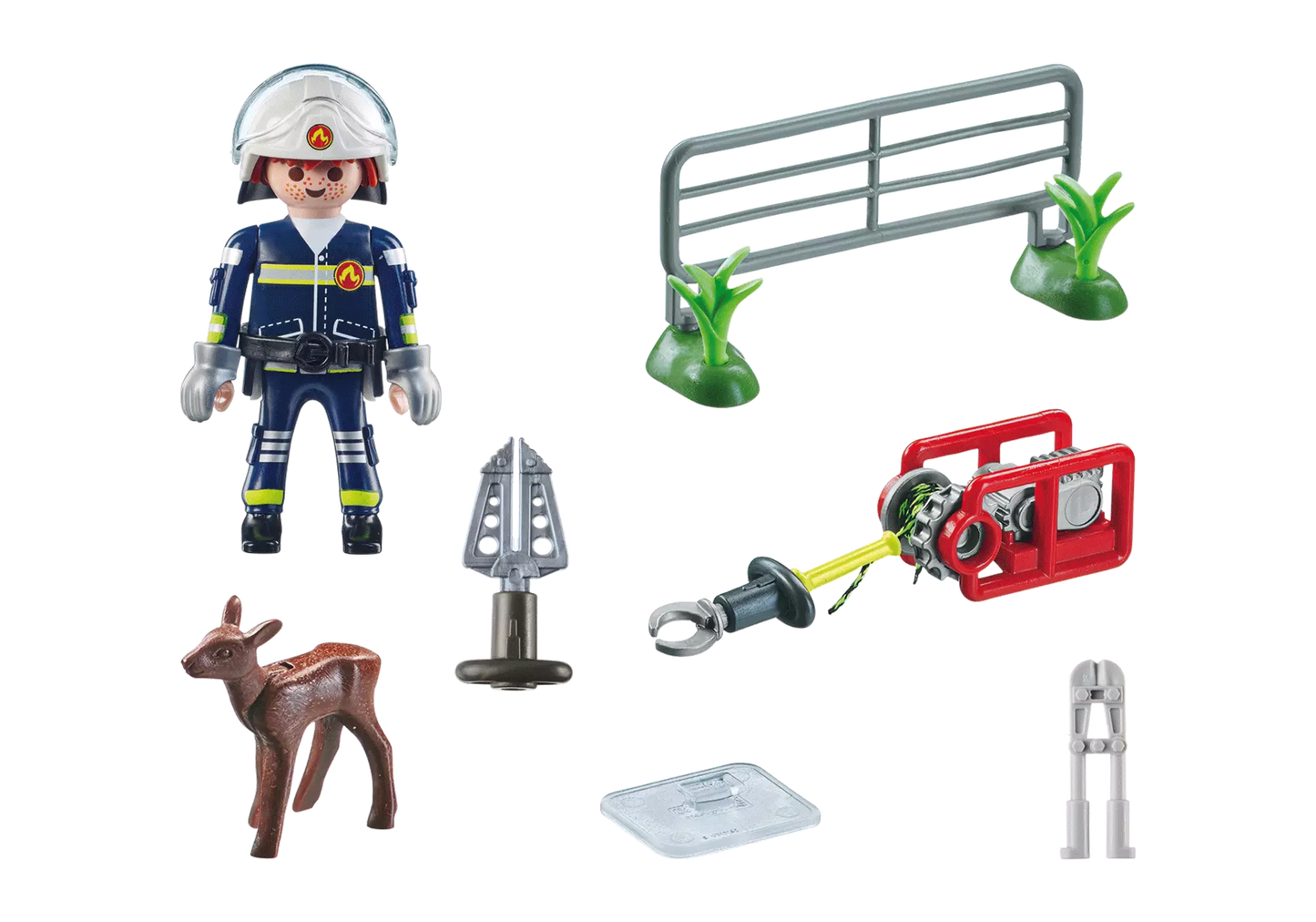 Playmobil 71467 Action Heroes Feuerwehr-Tierrettung - plegobil