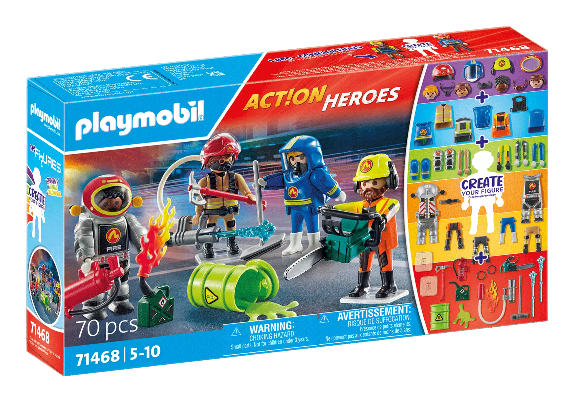 Playmobil 71468 my Figures Feuerwehr - plegobil