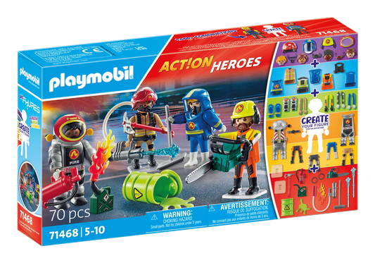 Playmobil 71468 my Figures Feuerwehr - plegobil
