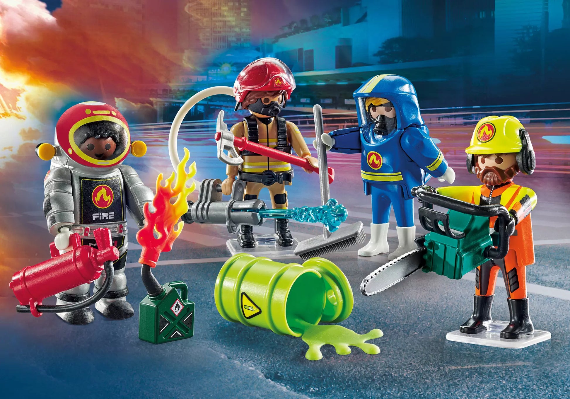 Playmobil 71468 my Figures Feuerwehr - plegobil
