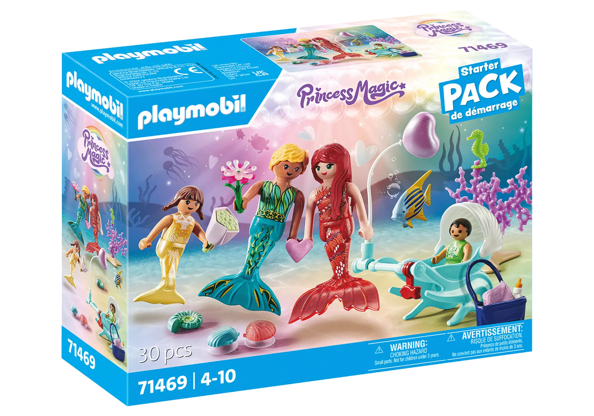 Playmobil 71469 Princess Magic Starter Pack Ausflug der Meerjungfrauenfamilie - plegobil