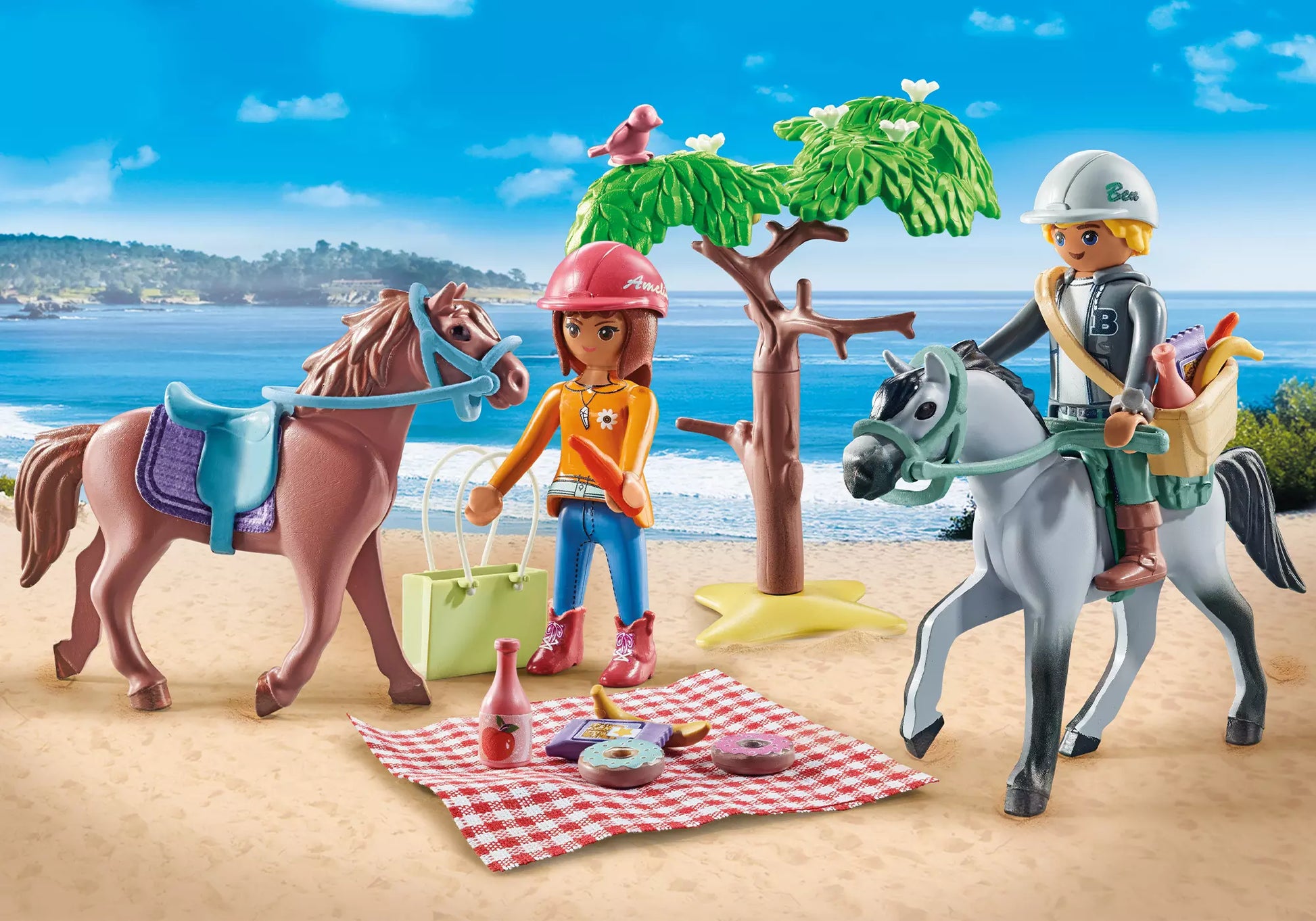 Playmobil 71470 Horses of Waterfall Reitausflug an den Strand mit Amelia und Ben - plegobil