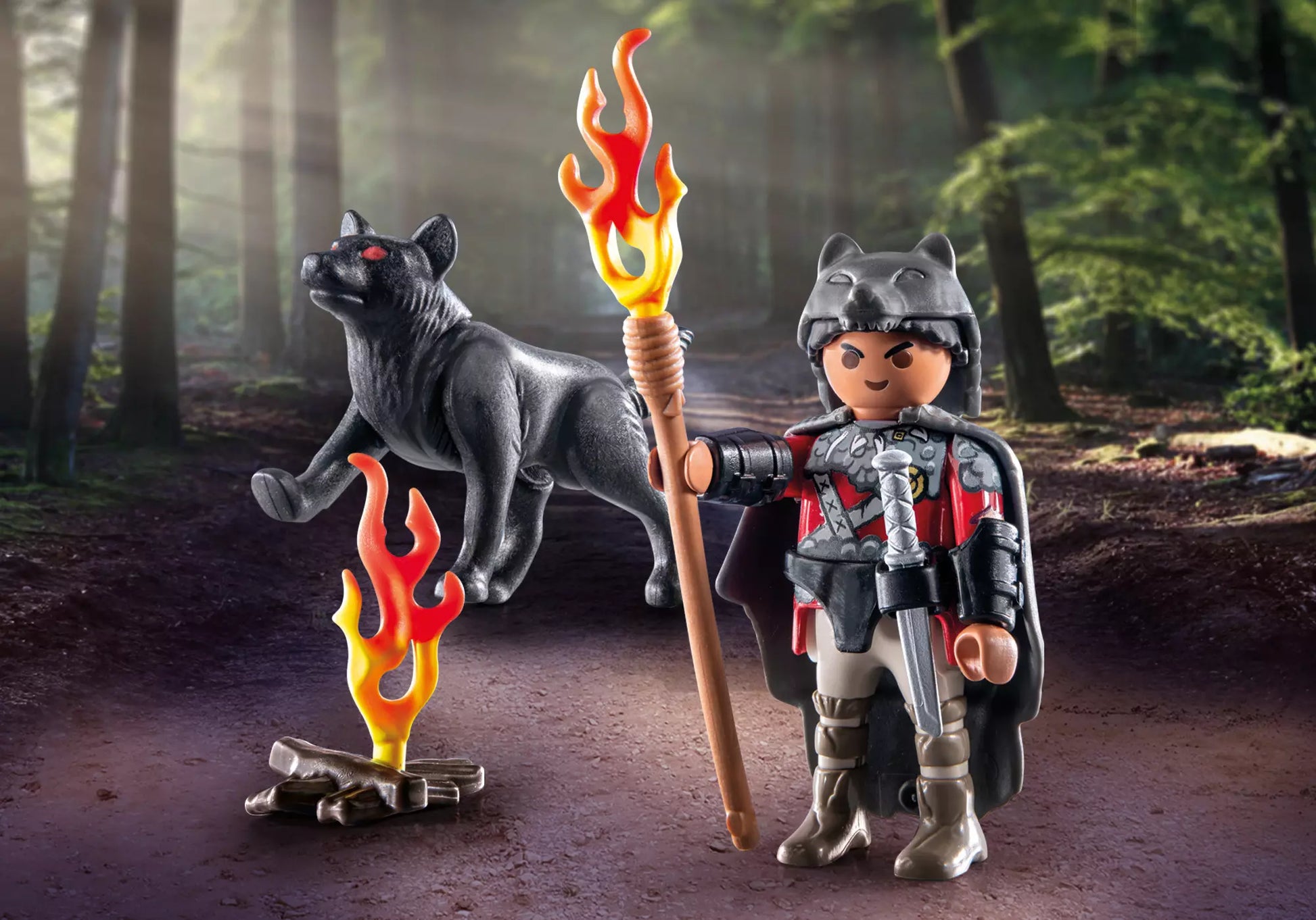 Playmobil 71482 Special Plus Krieger mit Wolf - plegobil