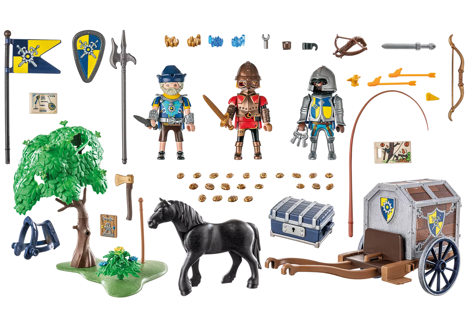 Playmobil 71484 Novelmore Überfall auf Transportwagen - plegobil