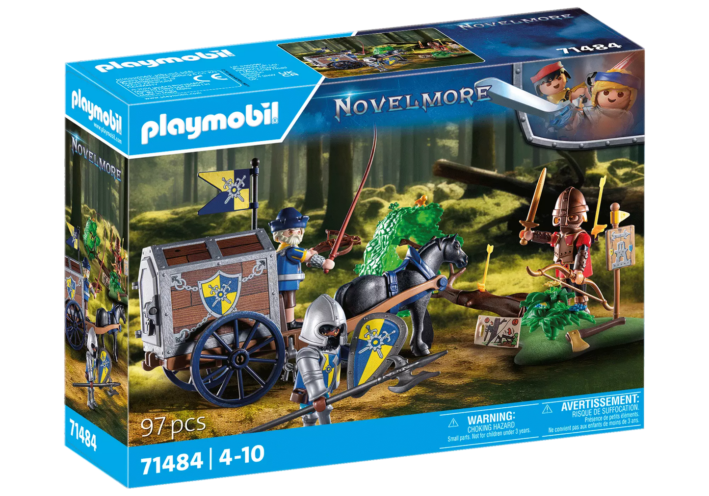 Playmobil 71484 Novelmore Überfall auf Transportwagen - plegobil